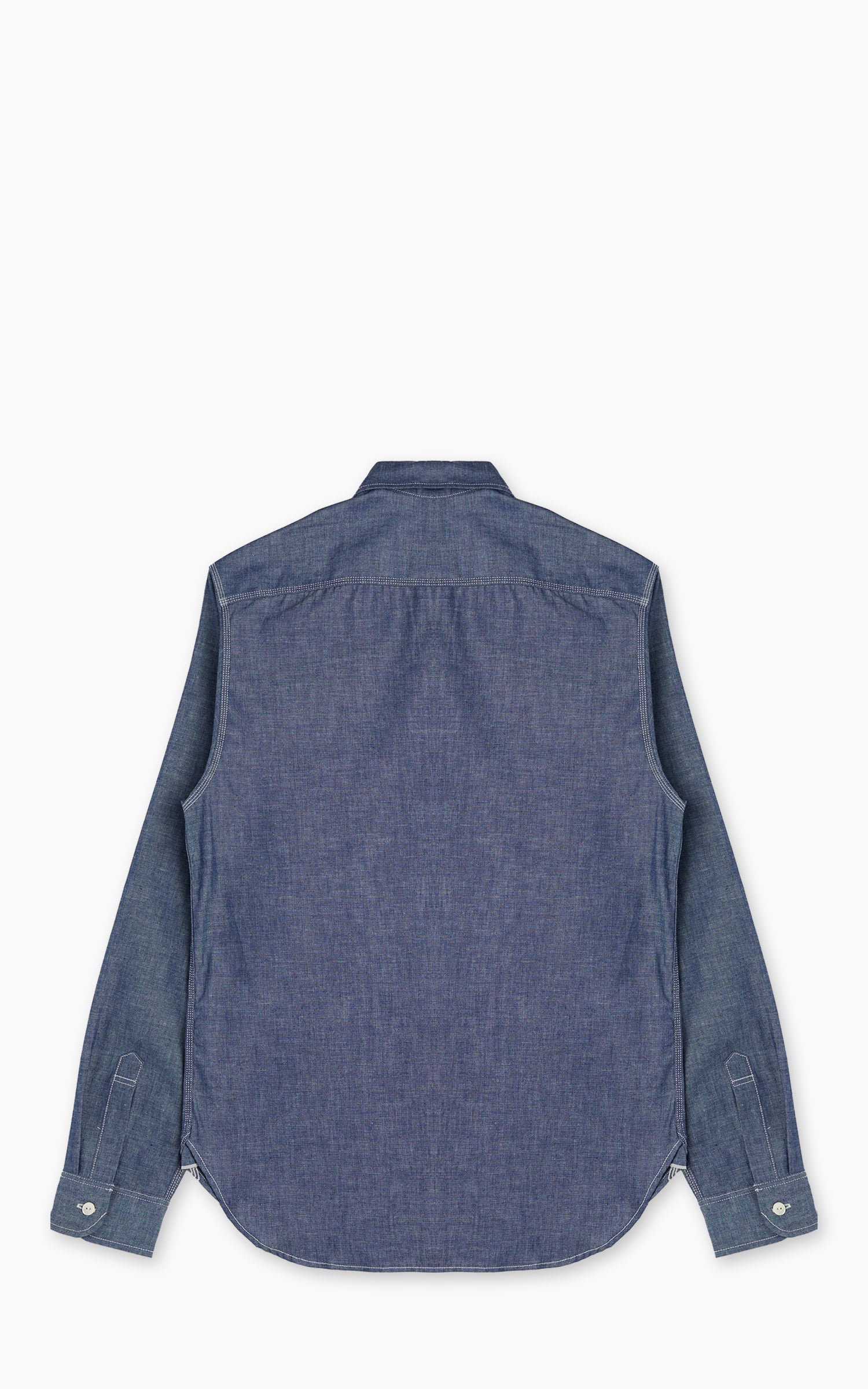 Big John Selvedge Chambray Work Shirt Indigo 5oz