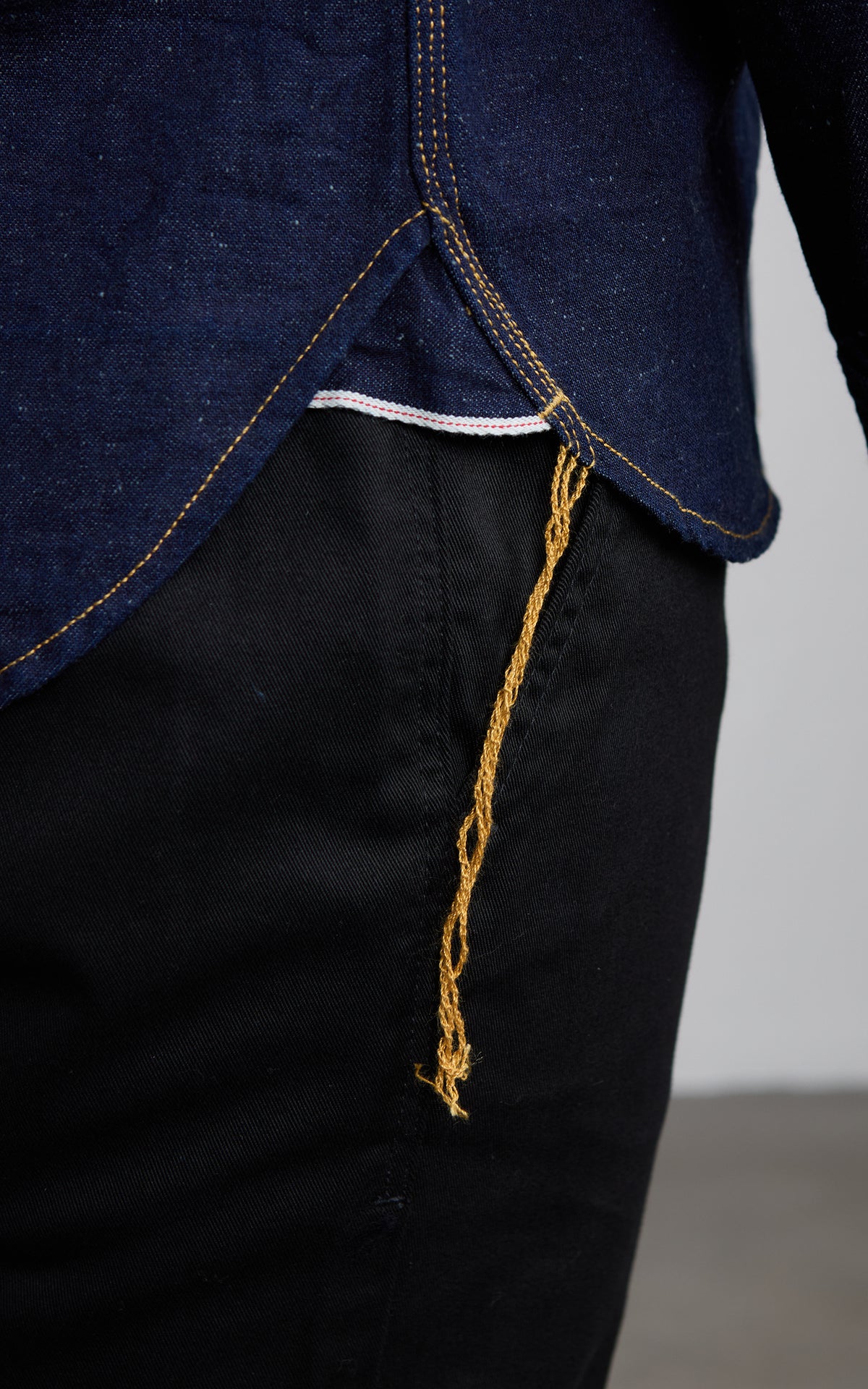 Big John MS005E Selvedge Denim Work Shirt Indigo 10oz
