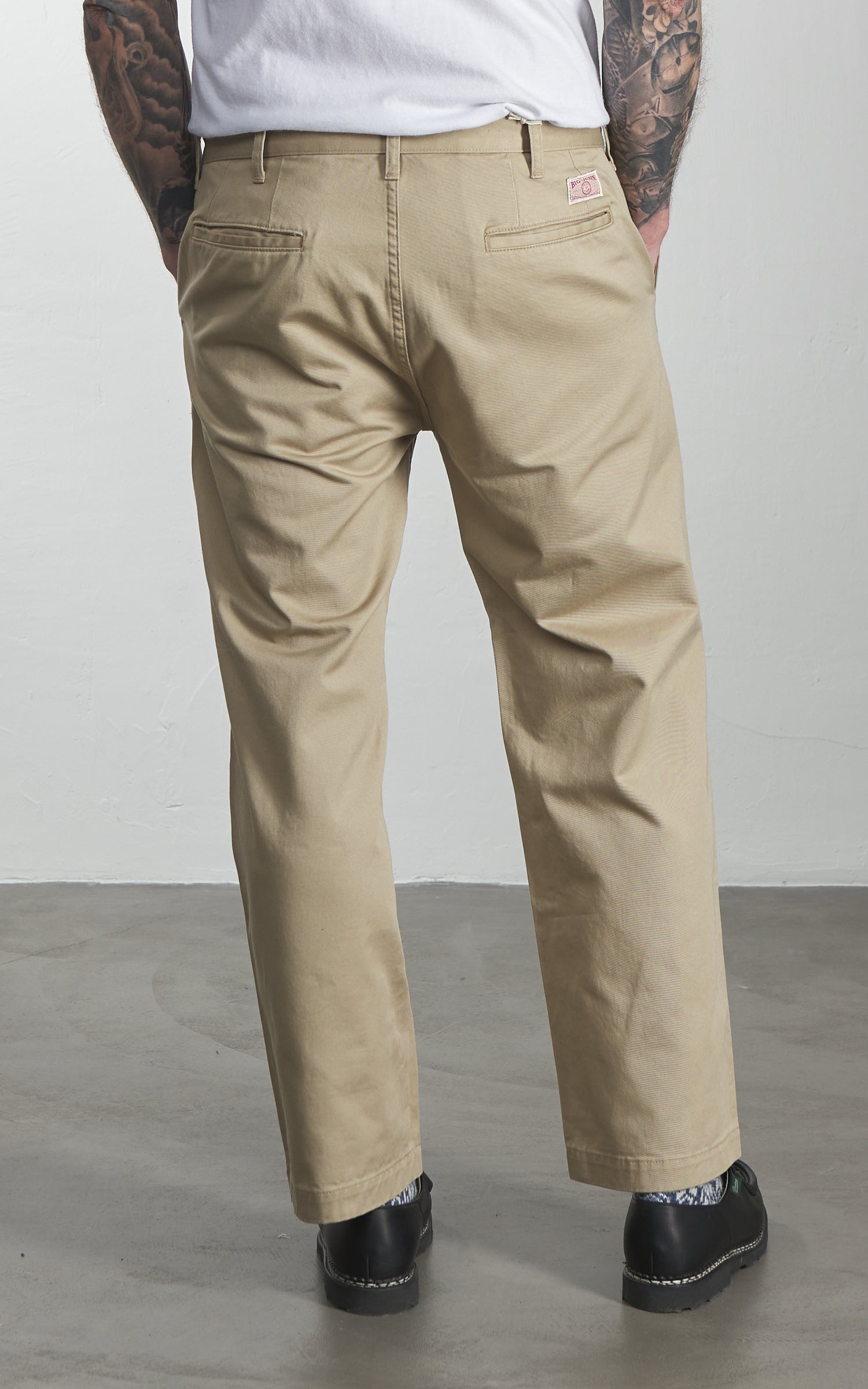Big John Classic Chino Pants Army Beige