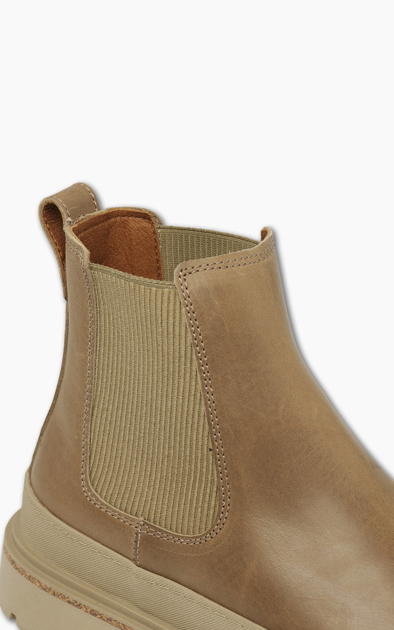 Birkenstock Prescott Slip On Natural Leather Taupe