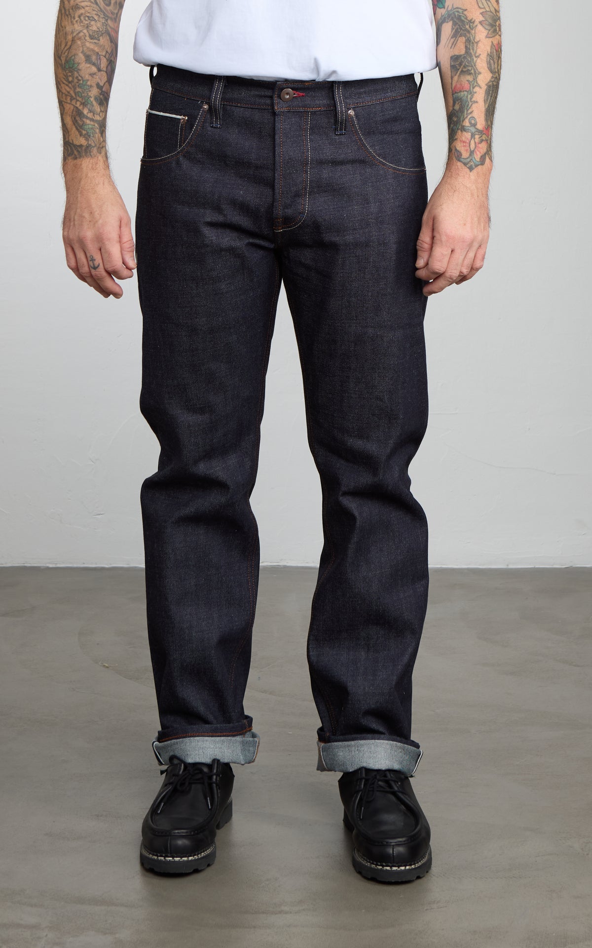 Blaumann Jeanshosen 010 Gerader Blaumann Selvedge Indigo 15oz