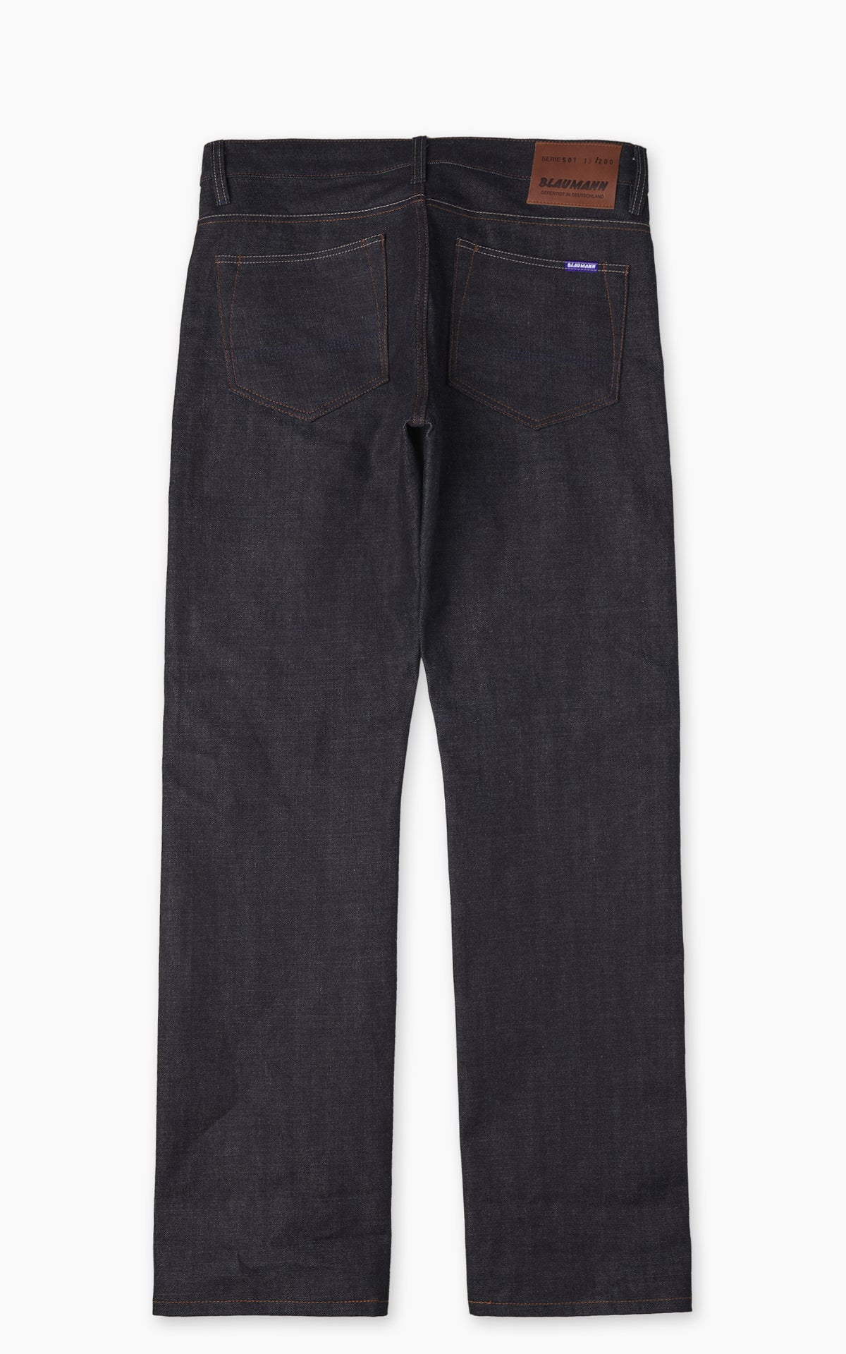 Blaumann Jeanshosen 010 Gerader Blaumann Selvedge Indigo 15oz
