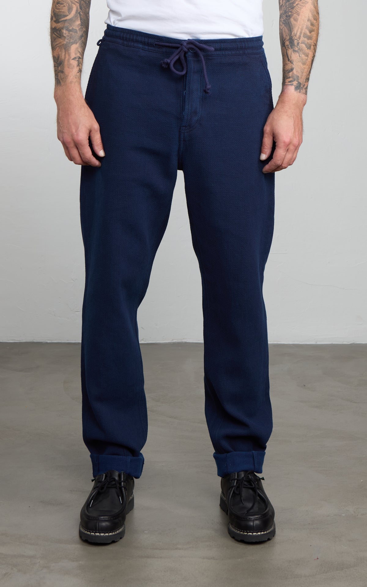 Blaumann Jeanshosen 185 Dobby Sashiko Jogg Pant Indigo