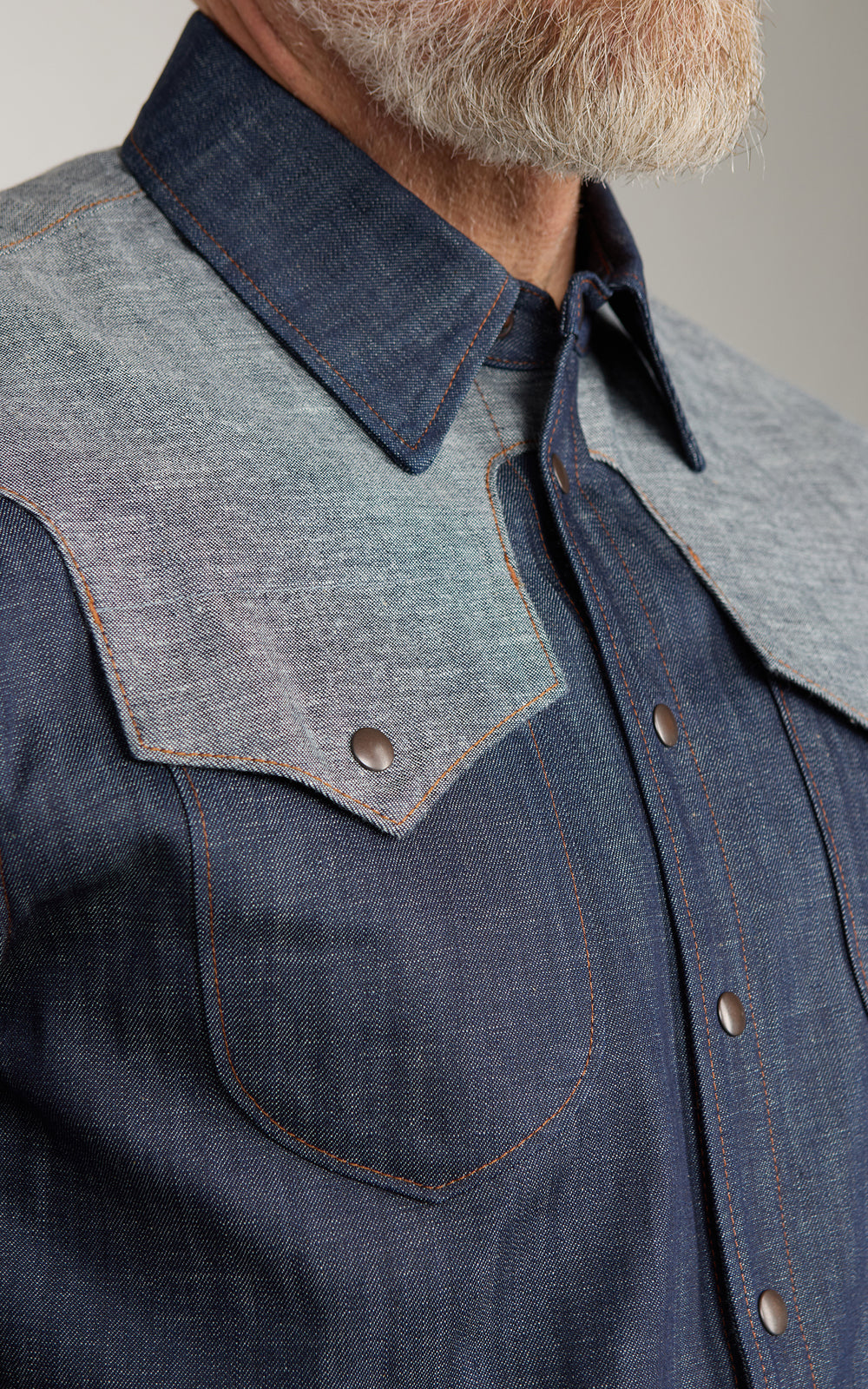 Blaumann Jeanshosen 216 Rodeo Shirt Contrast Blue