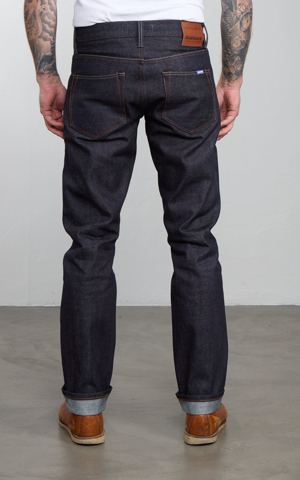 Blaumann Jeanshosen 003 Schmaler Blaumann Selvedge Indigo 15oz