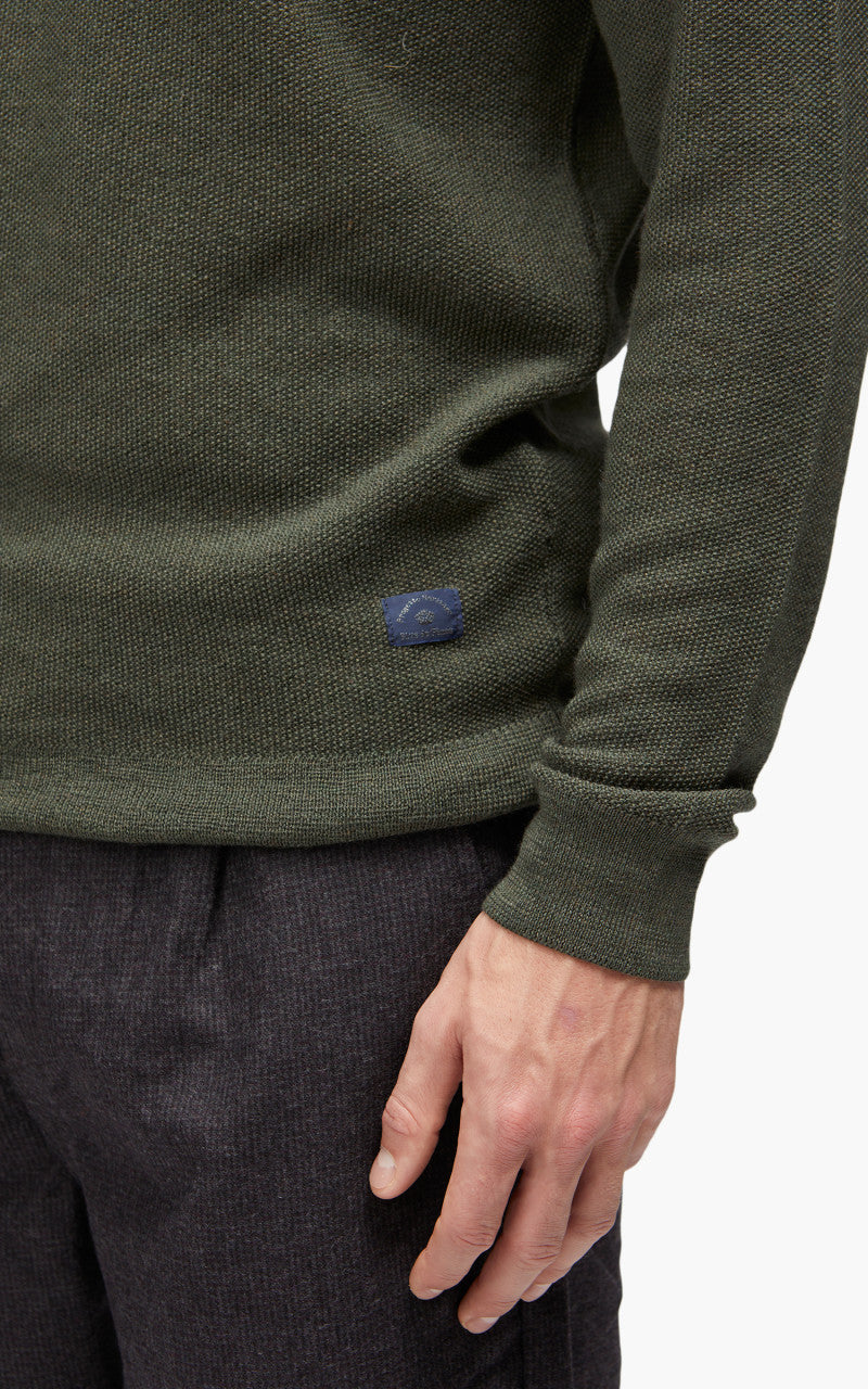 Blue de Gênes Tondo Nuovo Knit Leaf Melange