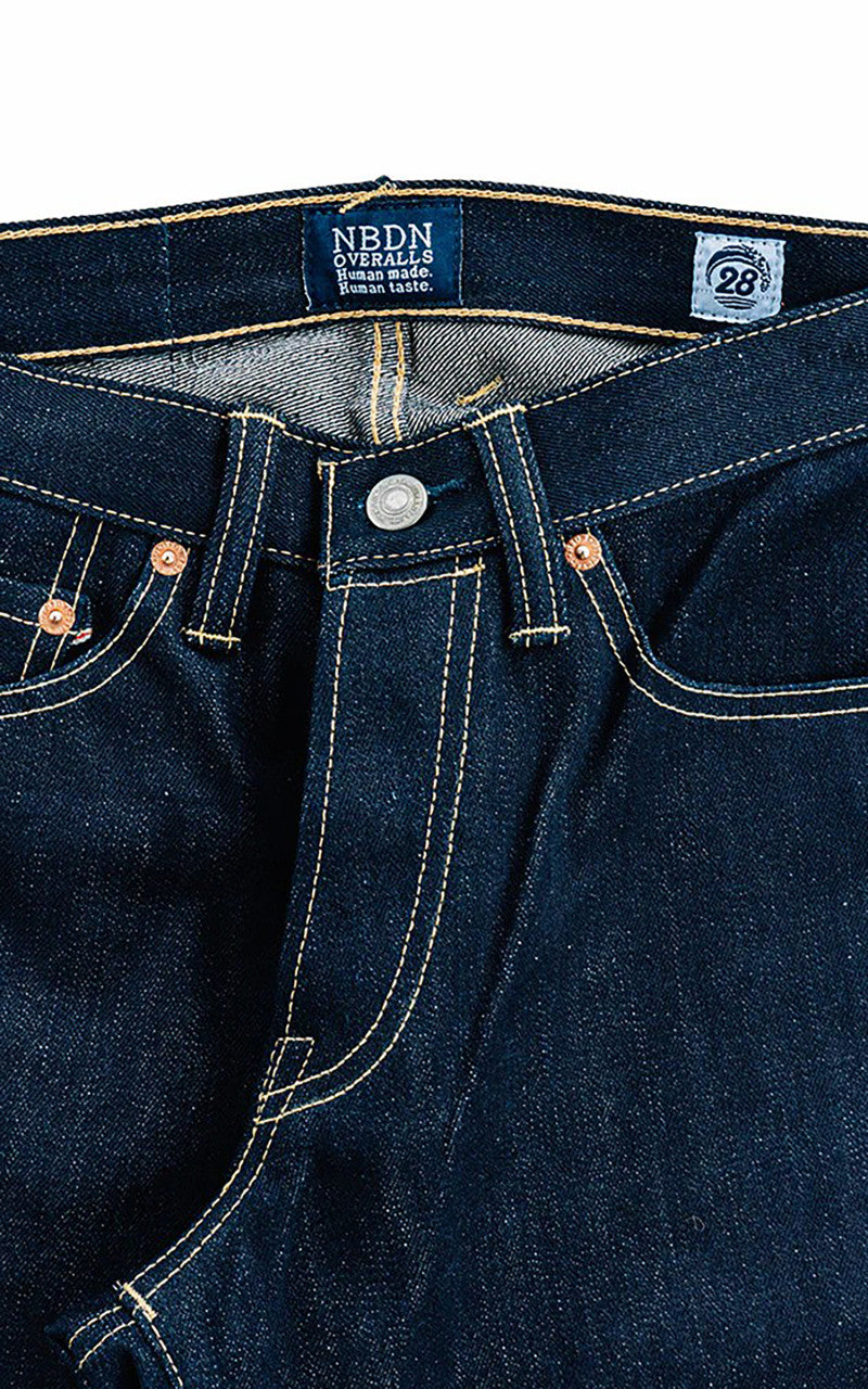 NBDN Bonsai 003 Slim Straight Selvedge Jeans Indigo 15oz
