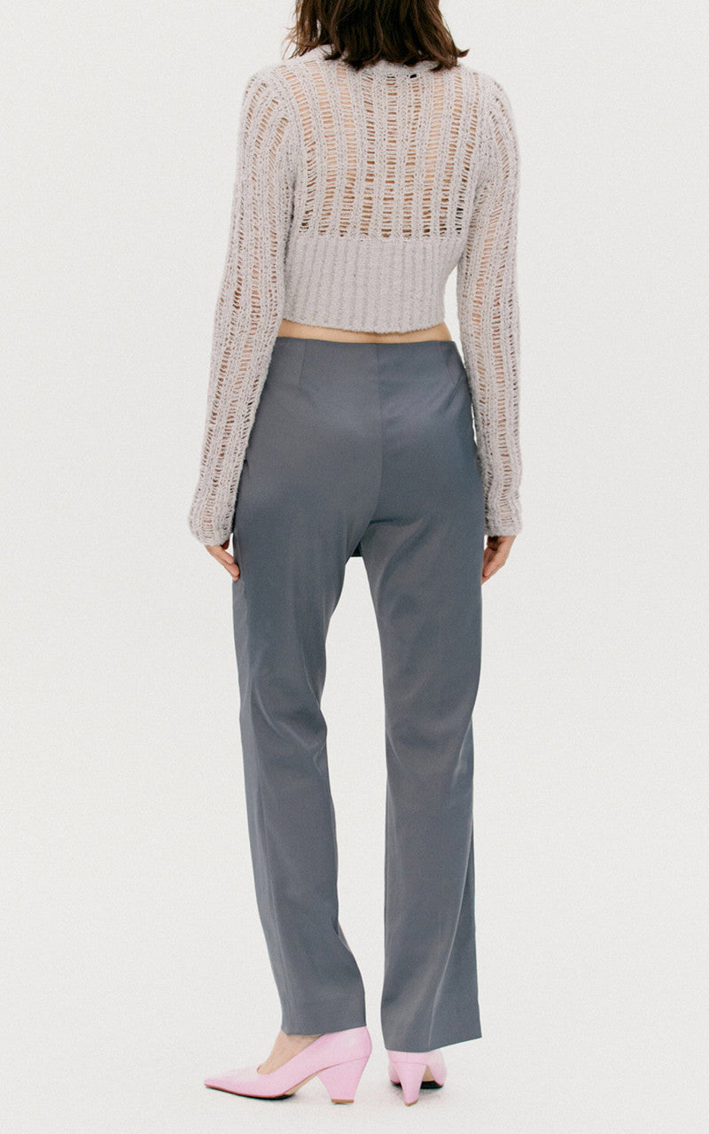 TheOpen Product Buckle Wrapped Pants Grey