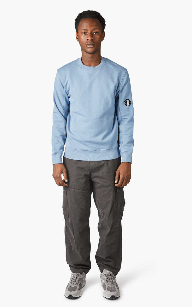 C.P. Company Diagonal Raised Fleece Jumper Infinity
