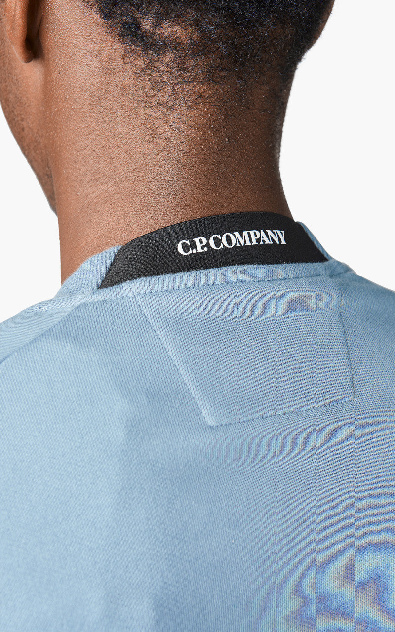 C.P. Company Diagonal Raised Fleece Jumper Infinity