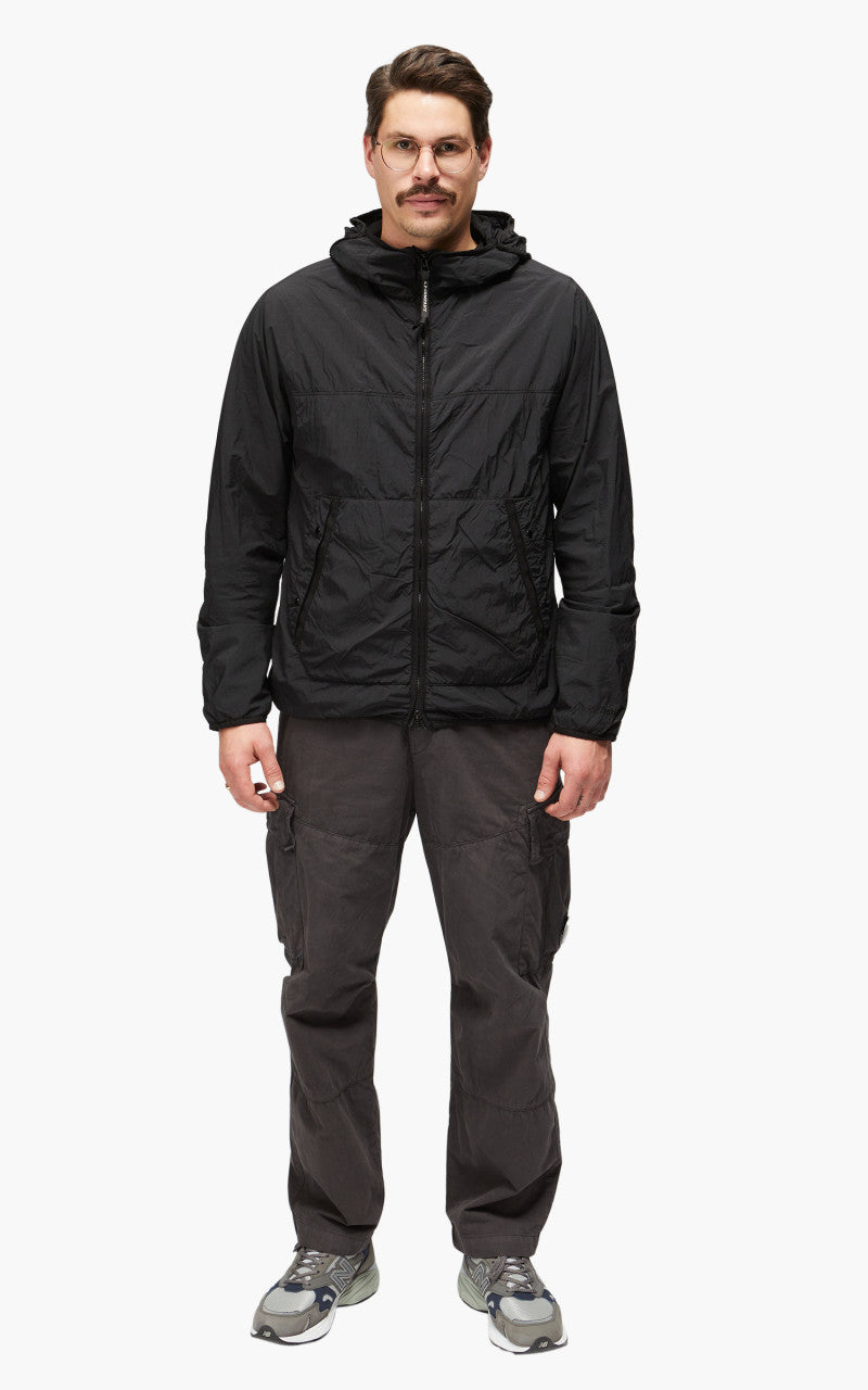 C.P. Company G.D.P. Hooded Goggle Jacket Black