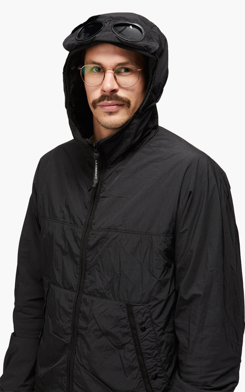 C.P. Company G.D.P. Hooded Goggle Jacket Black