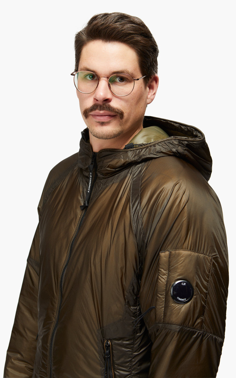 C.P. COMPANY OUTLINE ダウンジャケット C.P. Company Outline Jacket Ivy Green