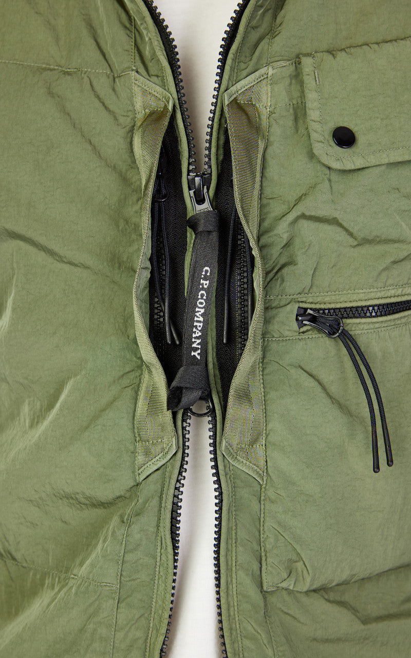 C.P. Company Chrome-R Goggle Overshirt Bronze Green