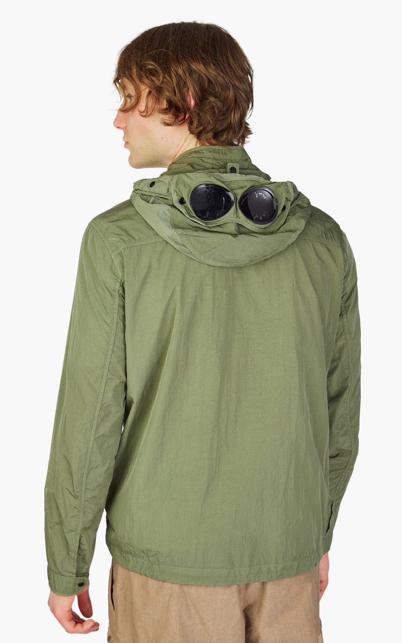 C.P. Company Chrome-R Goggle Overshirt Bronze Green