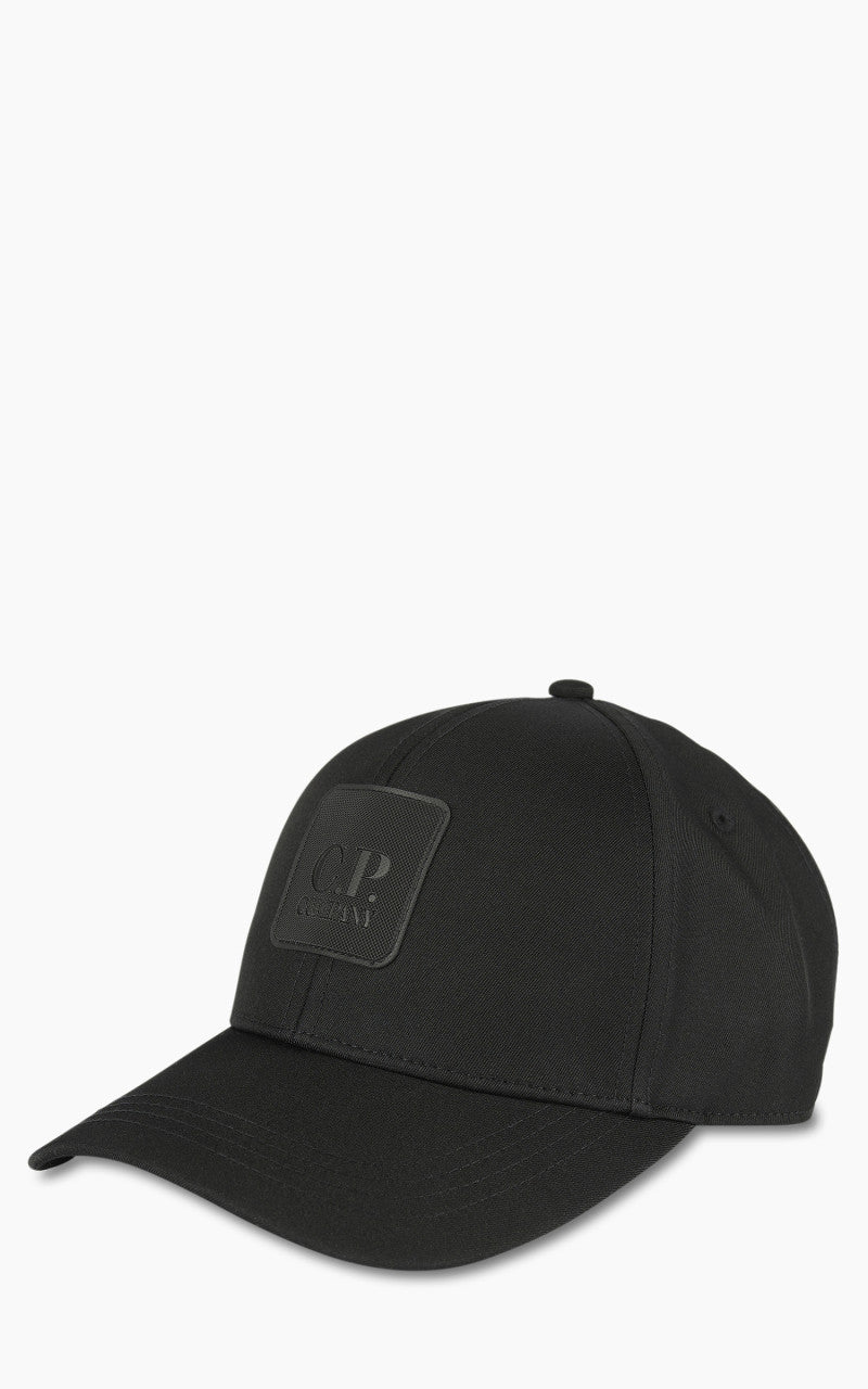 C.P. Company Metropolis Polyester Twill Cap Black
