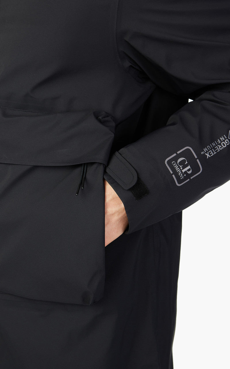 C.P. Company Metropolis Series Gore-Tex 3L Infinium Hooded Parka Black