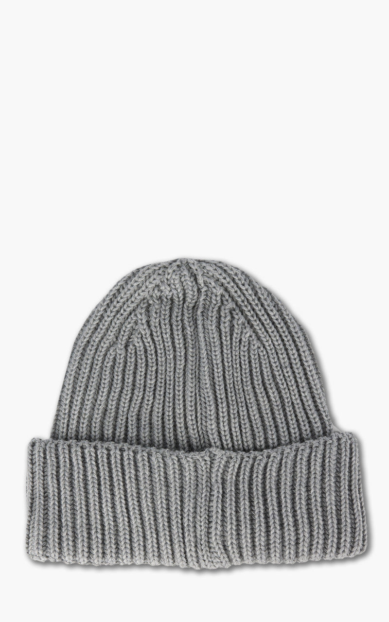 C.P. Company Extra Fine Merino Wool Goggle Beanie Grey Melange