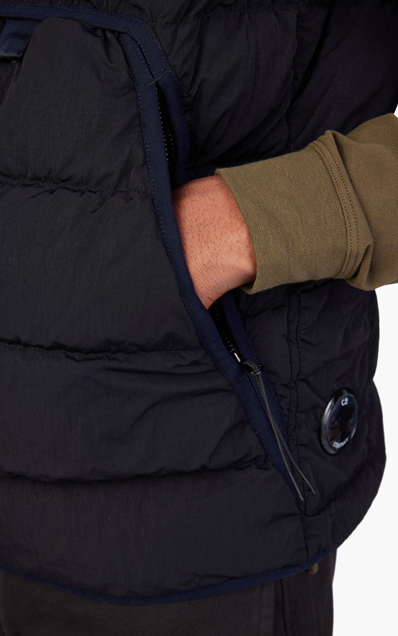 C.P. Company Eco-Chrome R Down Vest Total Eclipse