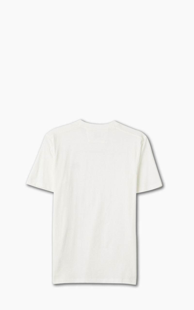 C.P. Company 30/1 Label Logo T-Shirt Gauze White