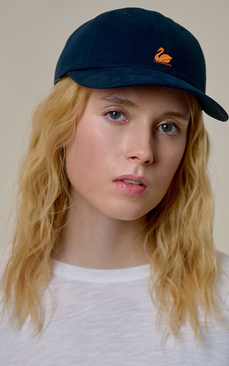 Merz b. Schwanen CAP01 Swan Logo Cap Nachtblau