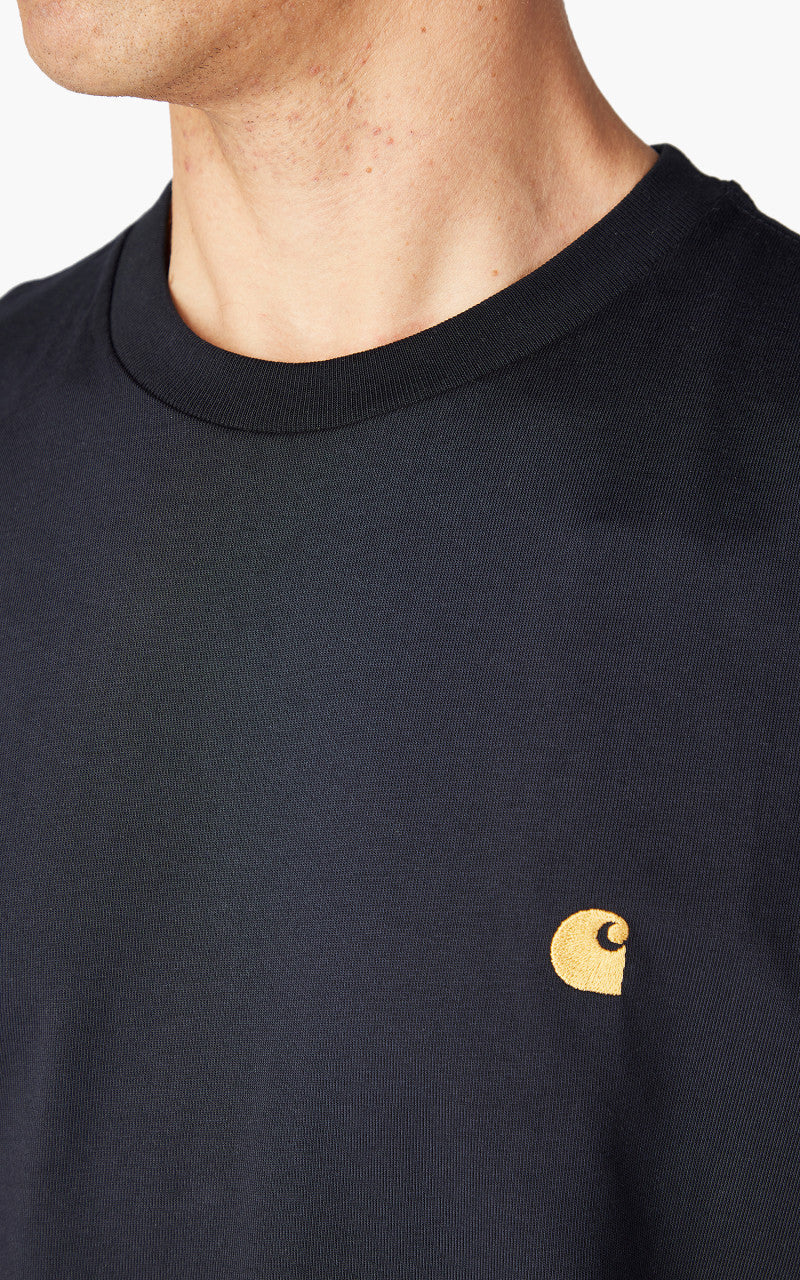 Carhartt WIP S/S Chase T-Shirt Blue/Gold