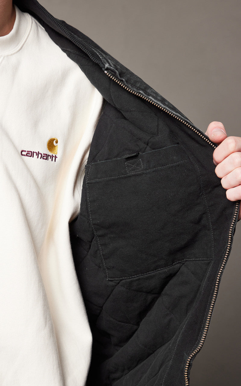 Carhartt WIP Paxon Bomber Maitland Denim Black/Black Stone Washed