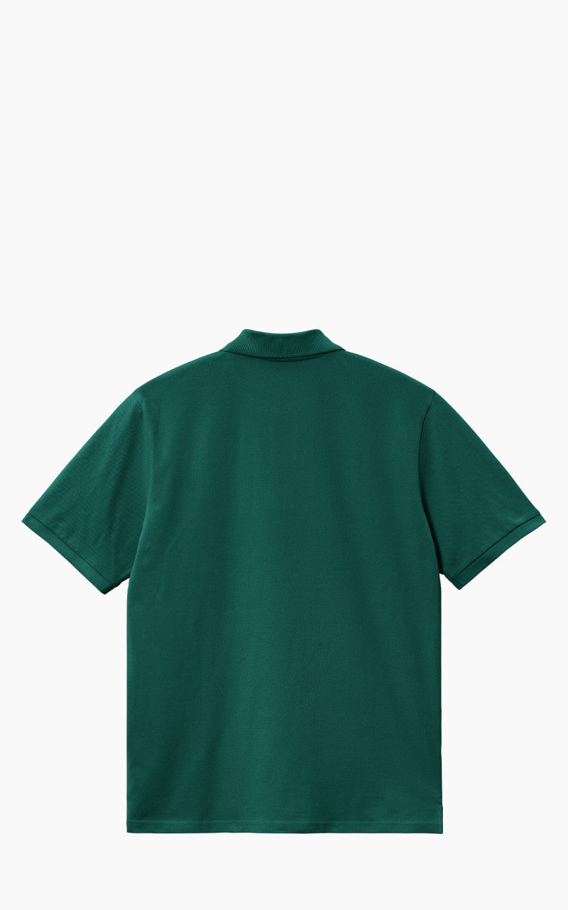 Carhartt WIP S/S Chase Pique Polo Chervil/Gold