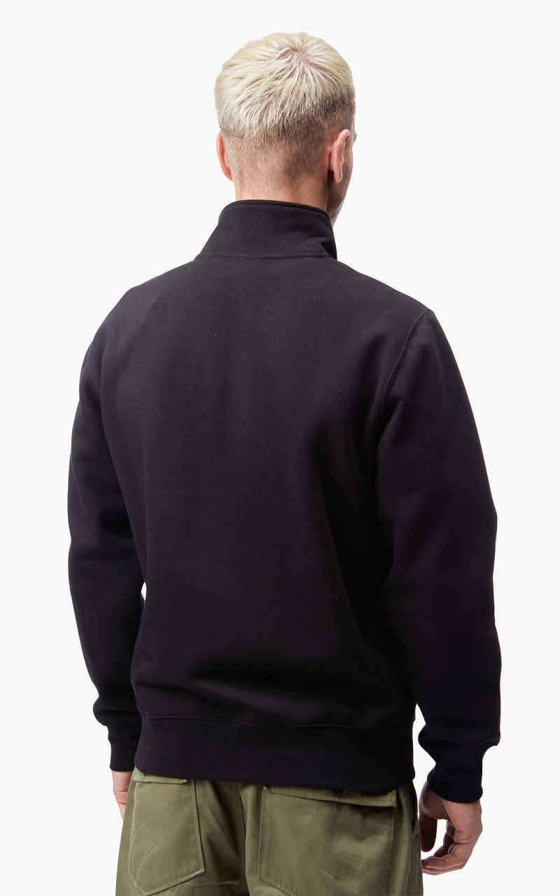 Carhartt WIP Chase Neck Zip Sweatshirt Black/Gold