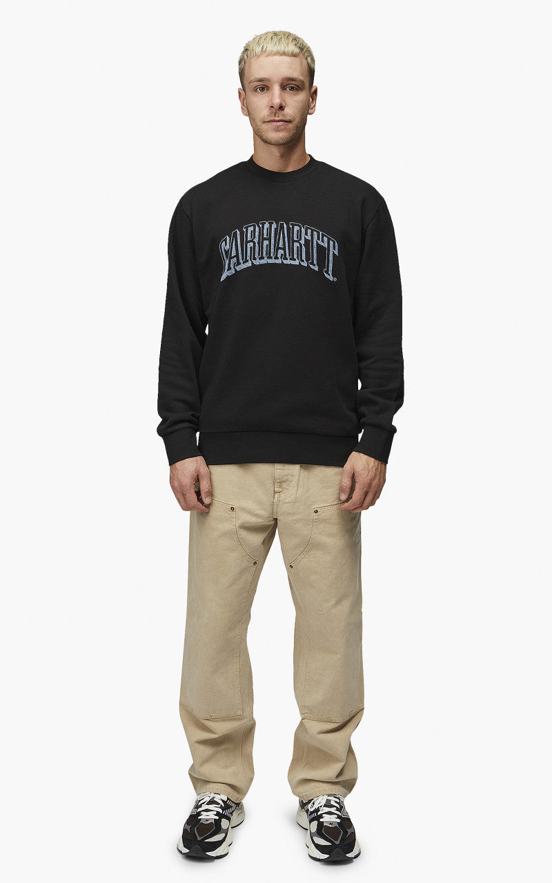 Carhartt WIP Scrawl Sweatshirt Black/Misty Sky