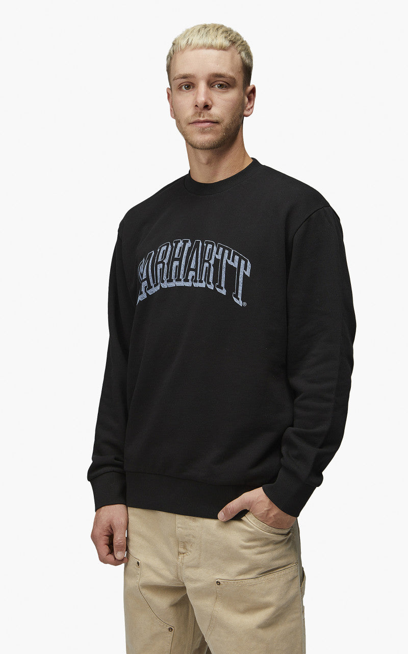 Carhartt WIP Scrawl Sweatshirt Black/Misty Sky