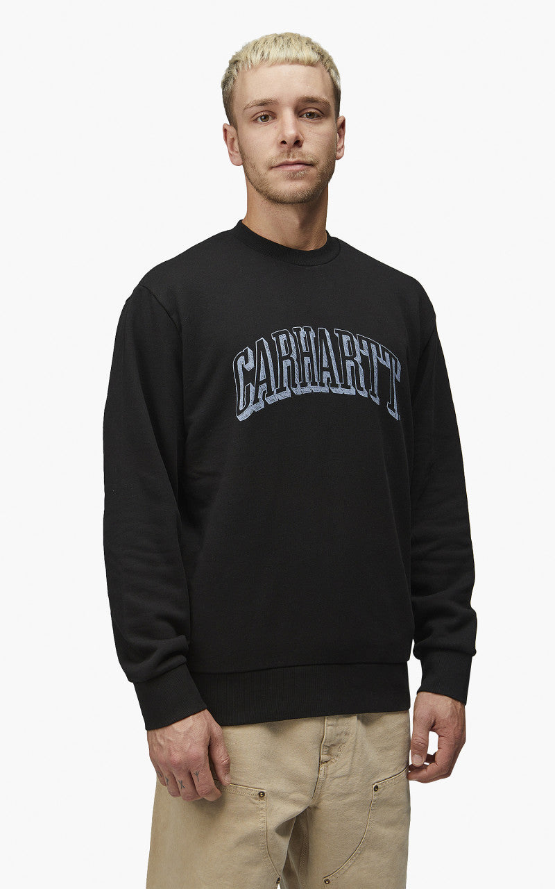 Carhartt WIP Scrawl Sweatshirt Black/Misty Sky