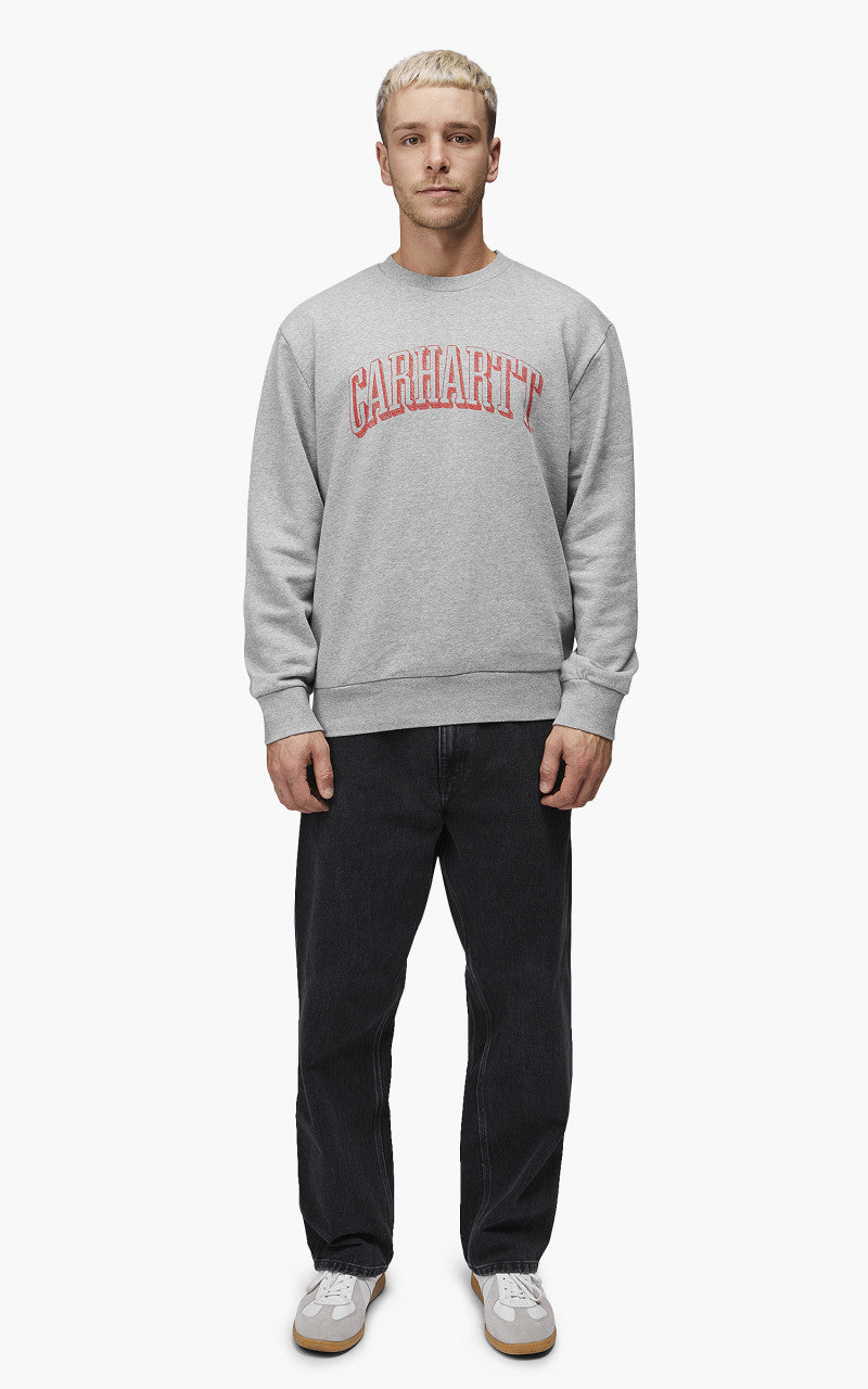 Carhartt WIP Scrawl Sweatshirt Grey Heather/Rocket