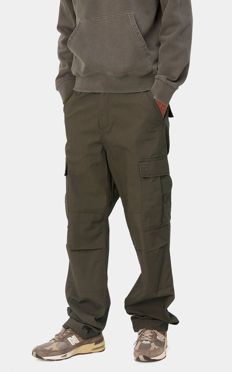 Carhartt WIP Regular Cargo Pant Columbia Ripstop Cypress Rinsed