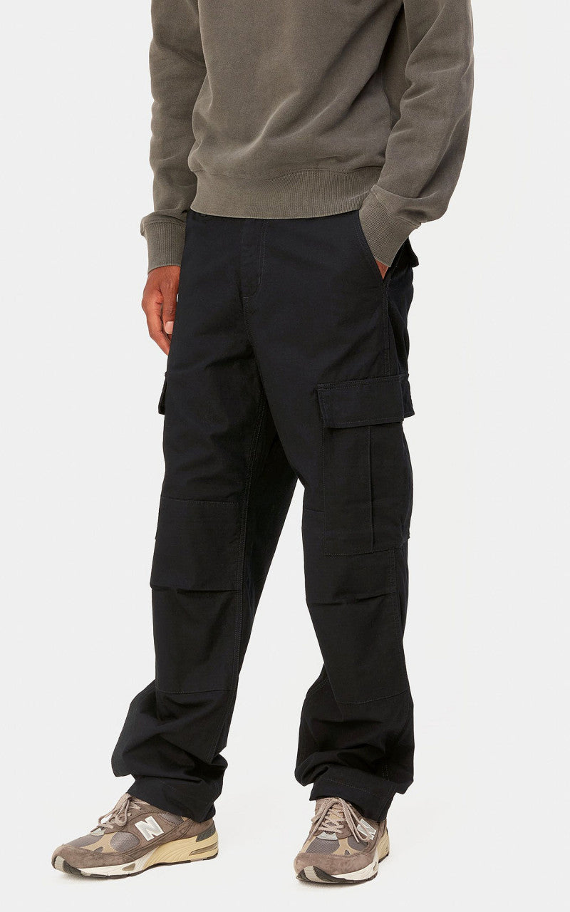 Carhartt WIP Regular Cargo Pant Columbia Ripstop Black Rinsed