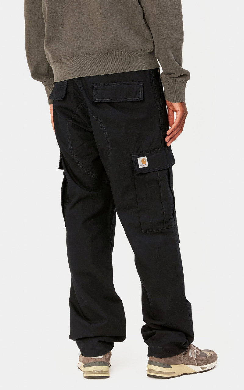 Carhartt WIP Regular Cargo Pant Columbia Ripstop Black Rinsed
