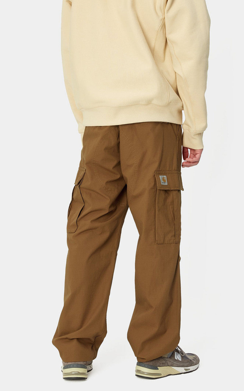 Carhartt WIP Regular Cargo Pant Columbia Ripstop Hamilton Brown Rinsed