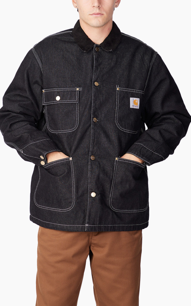 Carhartt WIP OG Chore Coat Black/Black One Wash