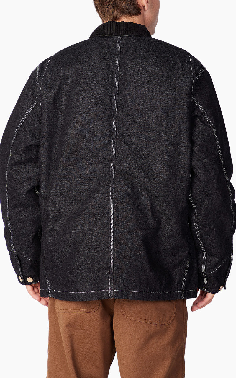 美品 Carhartt WIP OG CHORE COAT ブラック L Carhartt WIP OG Chore Coat - Black/Black