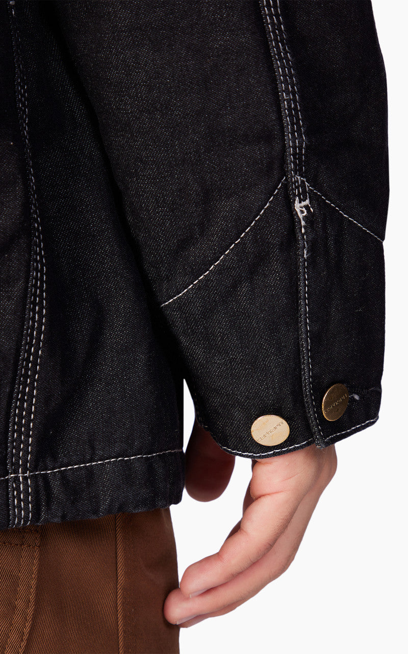 美品 Carhartt WIP OG CHORE COAT ブラック L Carhartt WIP OG Chore Coat - Black/Black