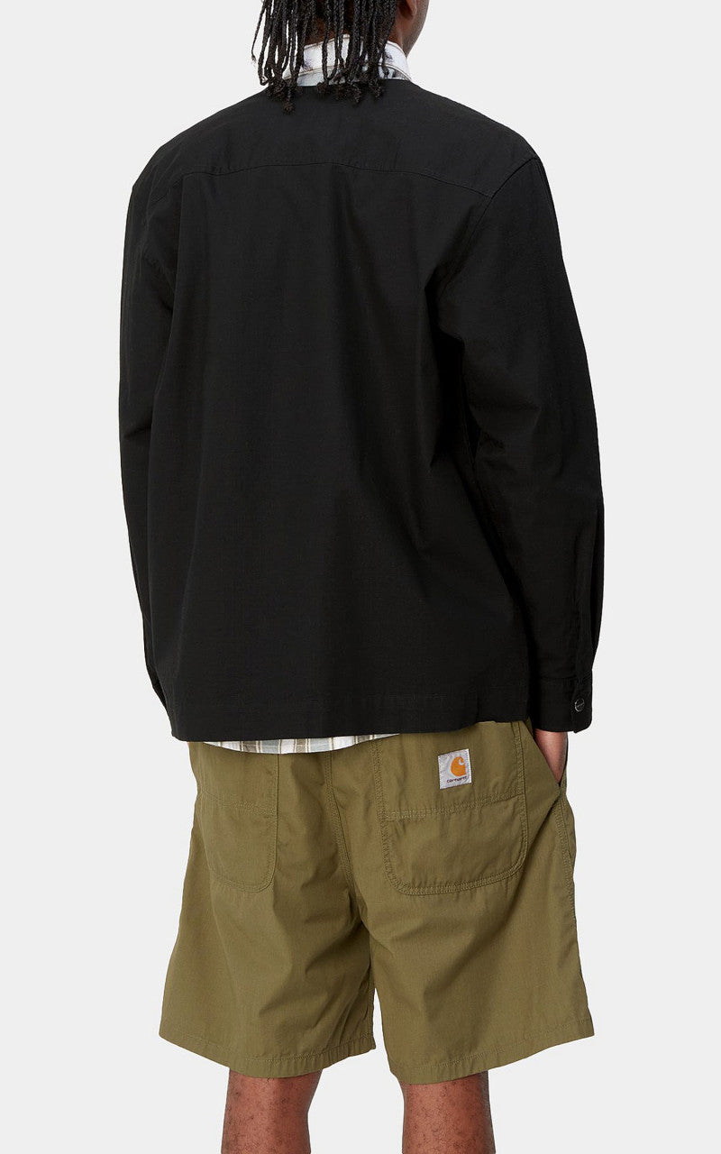 Carhartt WIP Elroy Shirt Jac Columbia Ripstop Black