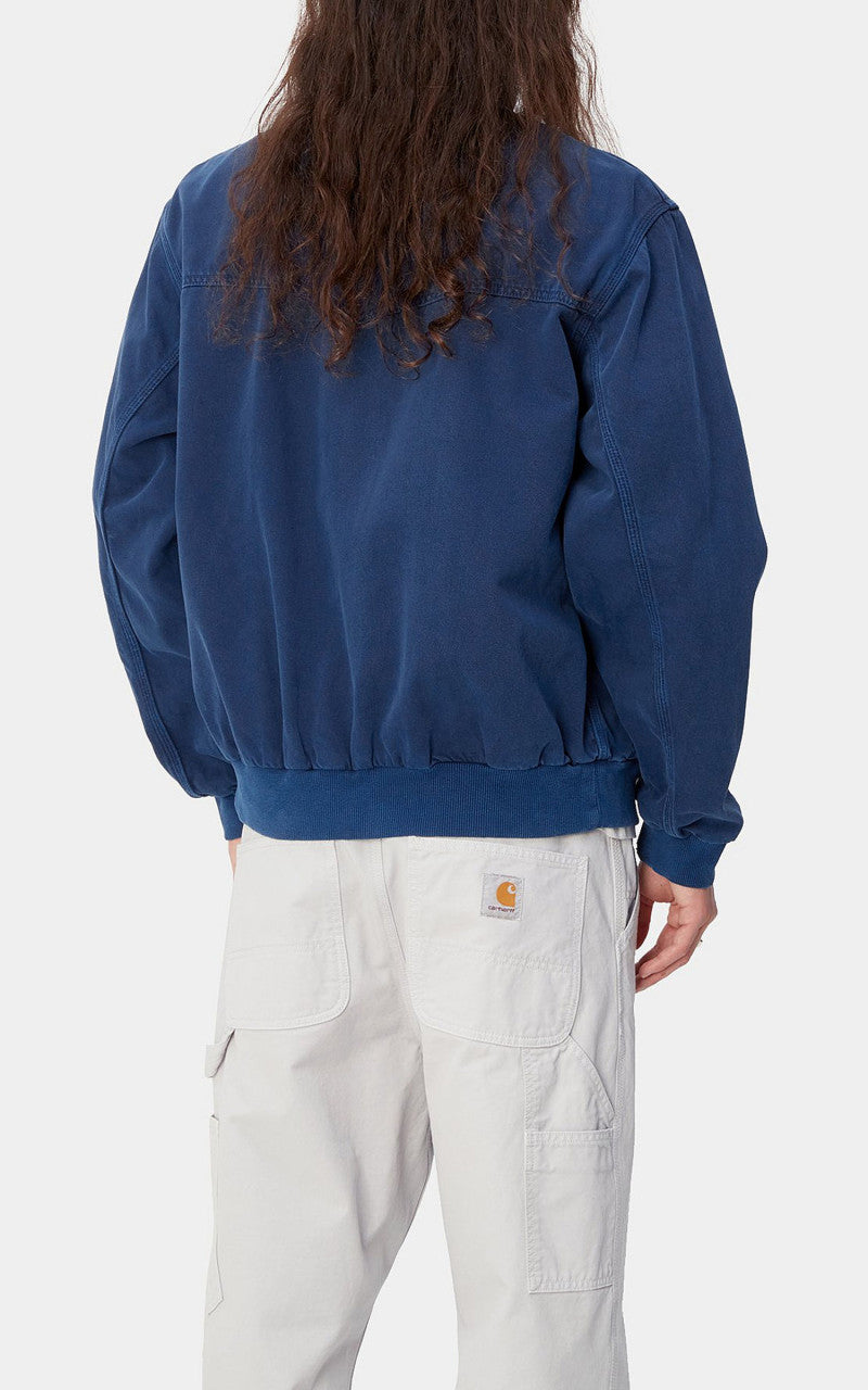 Carhartt WIP OG Santa Fe Bomber Clark Twill Elder Stone Dyed