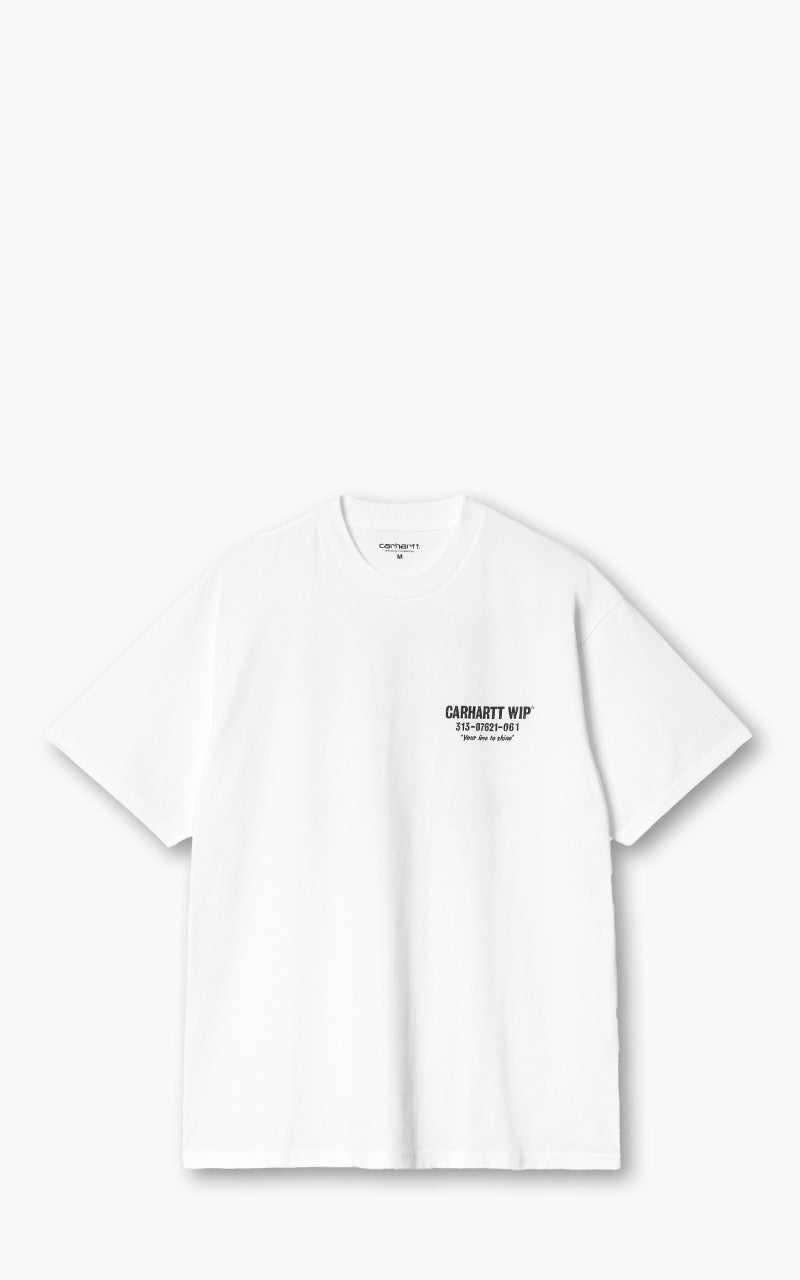 Carhartt WIP S/S Less Trouble T-Shirt White/Black