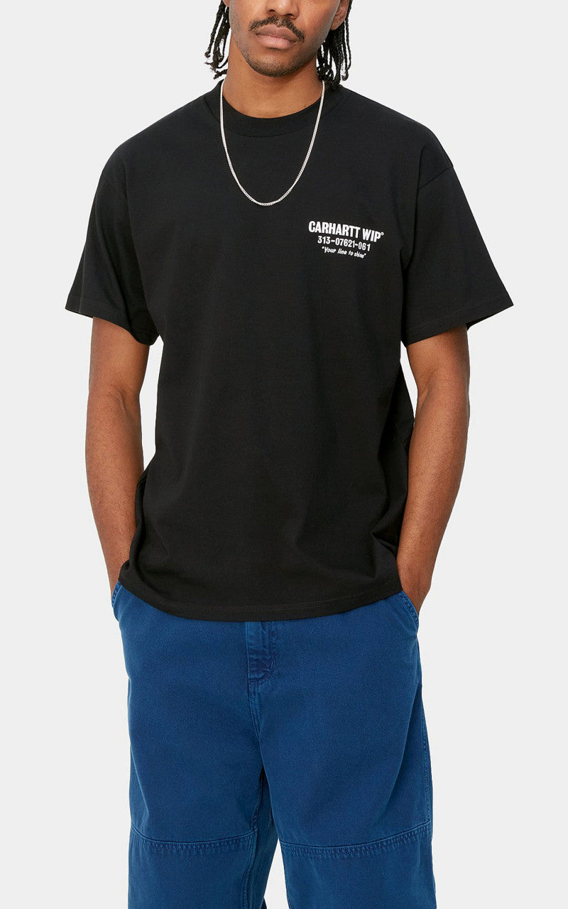 Carhartt WIP S/S Less Trouble T-Shirt Black/White