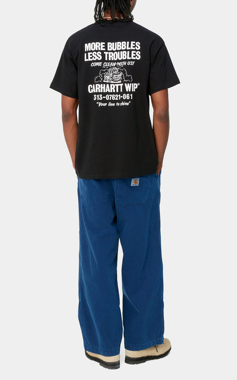 Carhartt WIP S/S Less Trouble T-Shirt Black/White