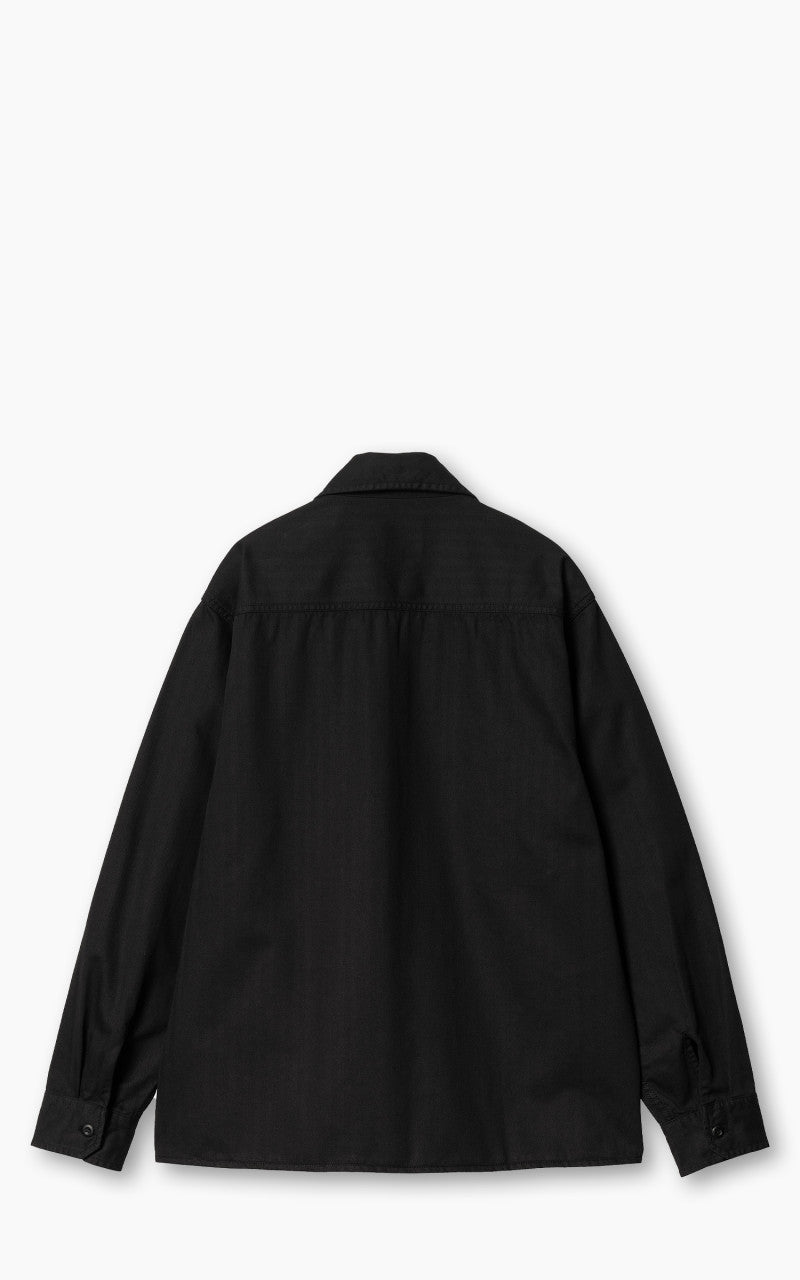Carhartt WIP Rainer Shirt Jac Redmont Herringbone Black