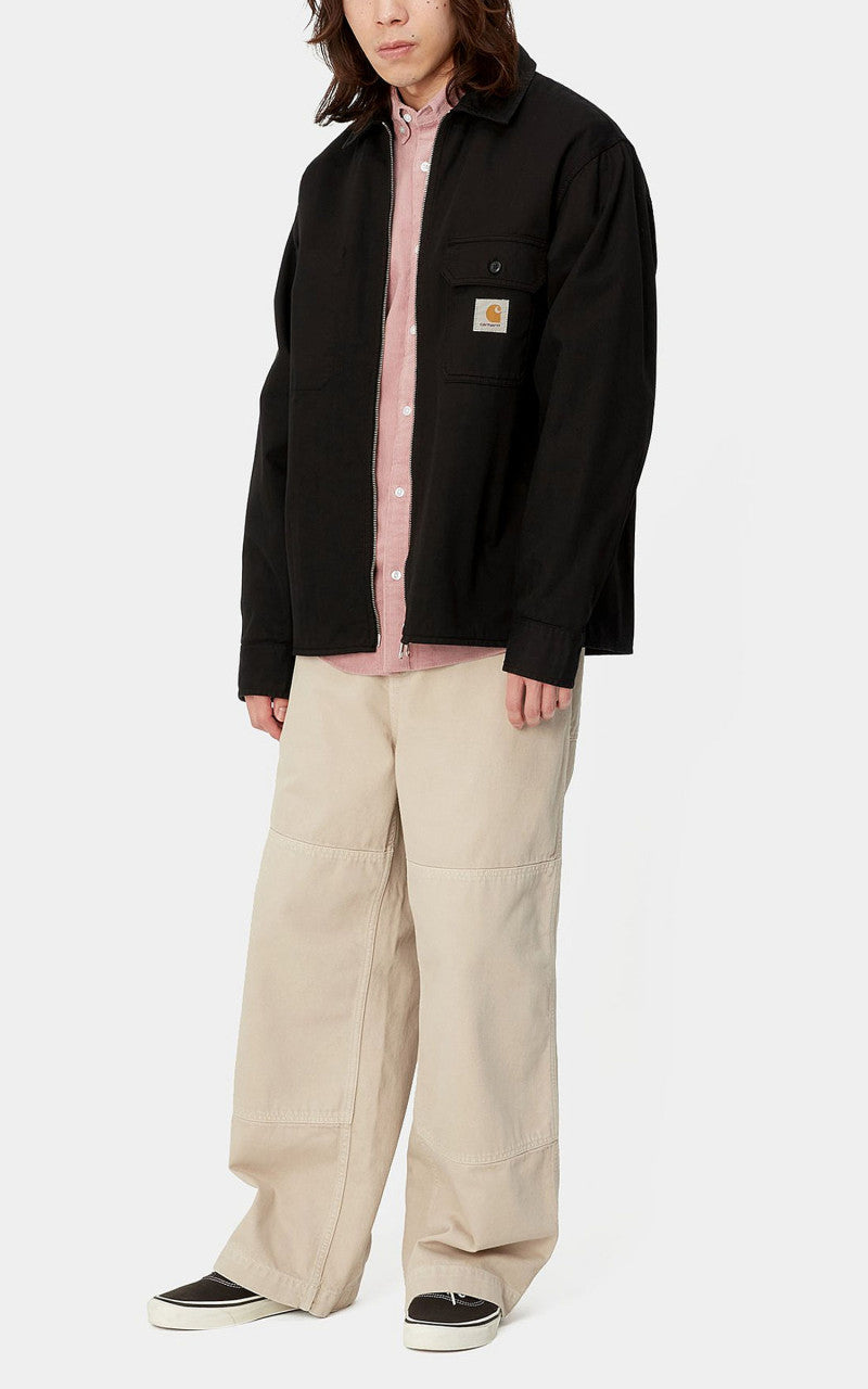 Carhartt WIP Rainer Shirt Jac Redmont Herringbone Black