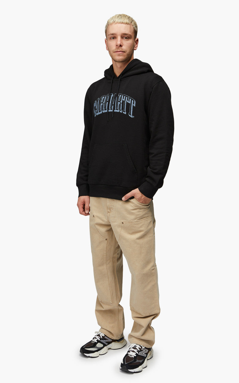 Carhartt WIP Hooded Scrawl Sweatshirt Black/Misty Sky