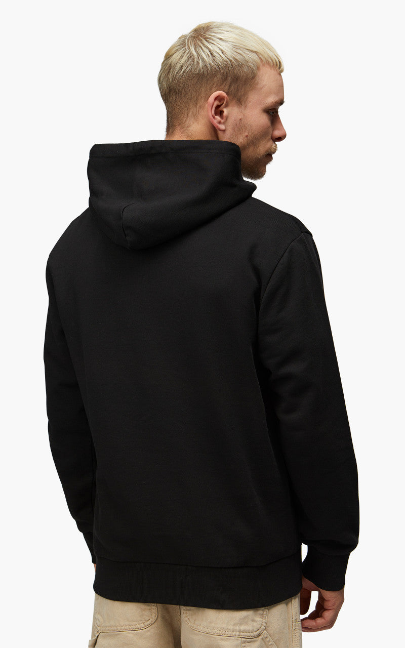 Carhartt WIP Hooded Scrawl Sweatshirt Black/Misty Sky