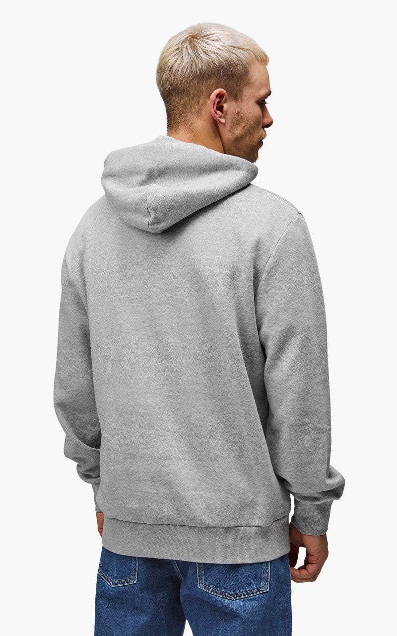 Carhartt WIP Hooded Scrawl Sweatshirt Grey Heather/Rocket